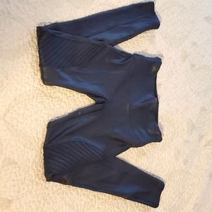 Spanx Small Black Faux Leather